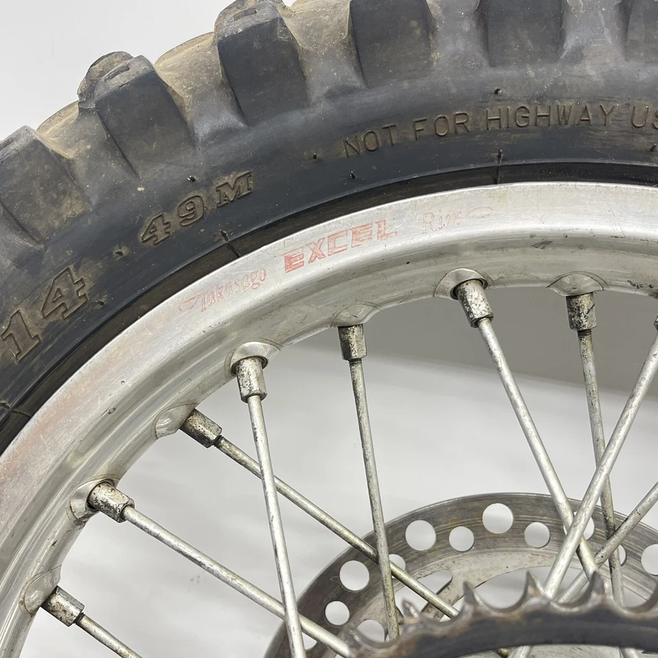 2006 06-11 KTM 85 SX 85SX 原始设备制造商 14 英寸 EXCEL 后轮 RIM HUB 轮胎 47010001344 — 第 2/4 张图片