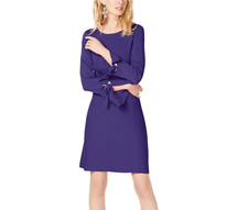 INC Women's Grommet Sweater Dress