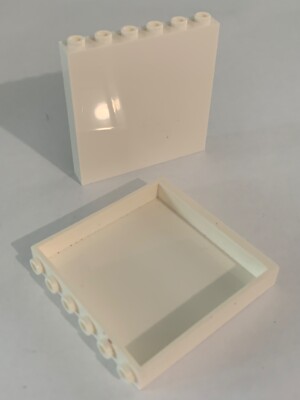 lastページ Lego Parts 59349 (2pcs) Wall Panels 1x6x5 (Pieces have scratches