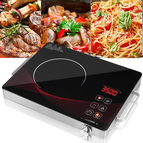 Kochplatte Einzelkochplatte Keramik Induktion Herdplatte Kochfeld Slim Design - Bild 16 von 18