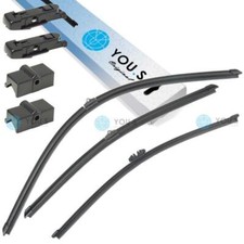 YOU.S Original SCHEIBENWISCHER SET Front + Heck für VOLVO V70 III (135)