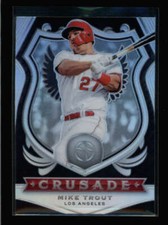 MIKE TROUT 2020 CHRONICLES CRUSADE #9 SILVER HOLO PRIZM PARALLEL AZ9255