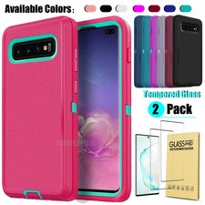 Case For Samsung Galaxy S10/S10e/S10 Heavy Duty Phone Cover / Screen Protector