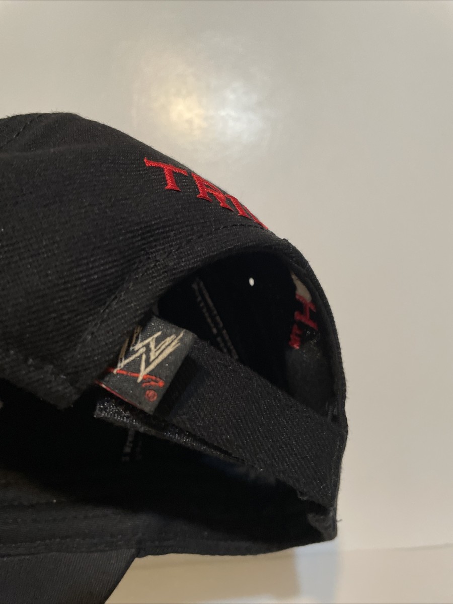 Casquette Kangol Cuir WWE HHH Logo Brodé - Noir, Vintage, Taille Unique