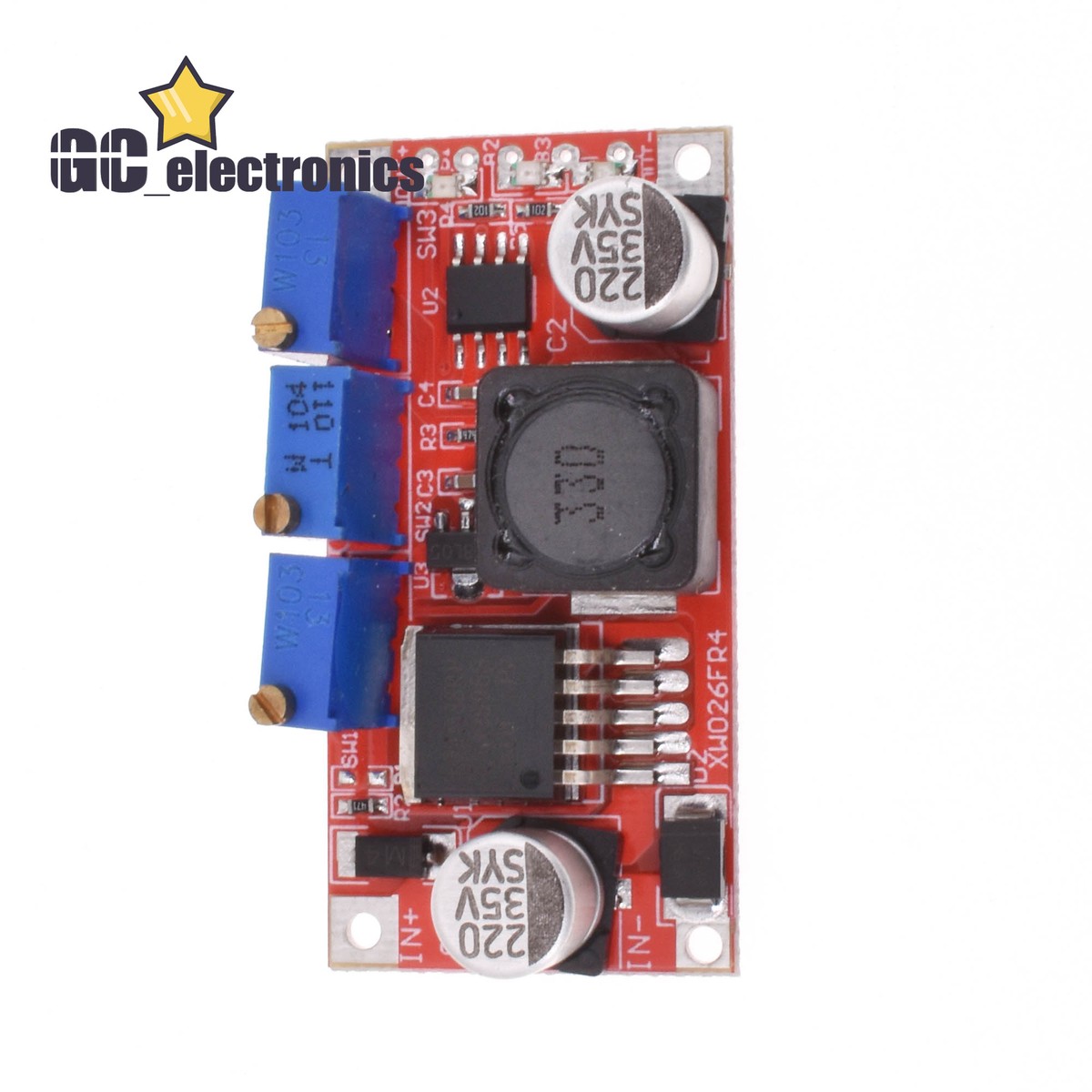 LM2596 DC-DC Step-Down Power Supply Module - Adjustable Voltage & Current CC/CV Module (1pcs)