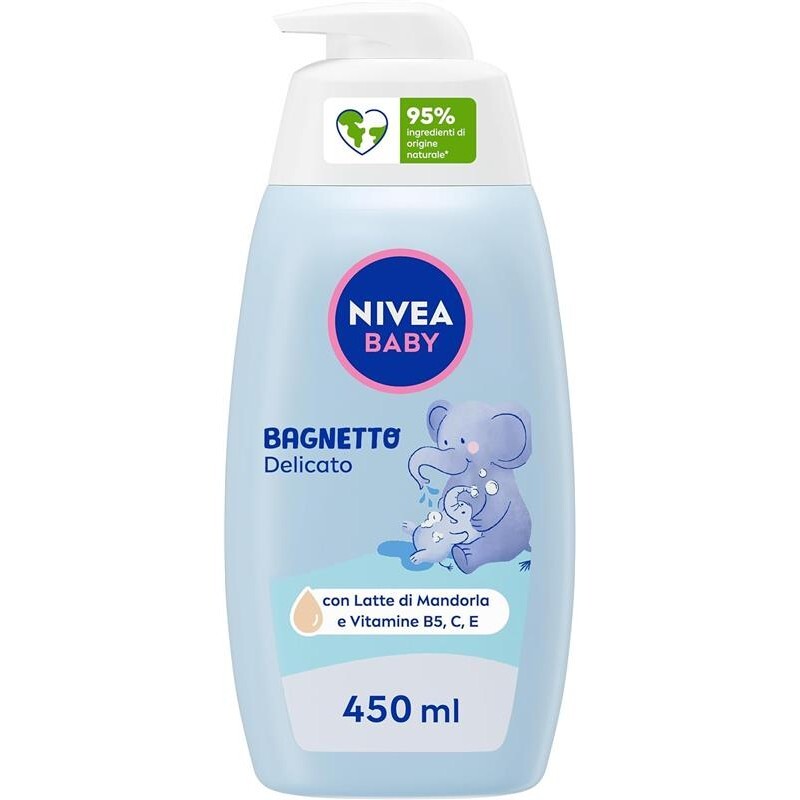 NIVEA BABY DETERGENTE SOFFICI BOLLE BAGNETTO PER BAMBINI DELICATO CON ESTRATTI D