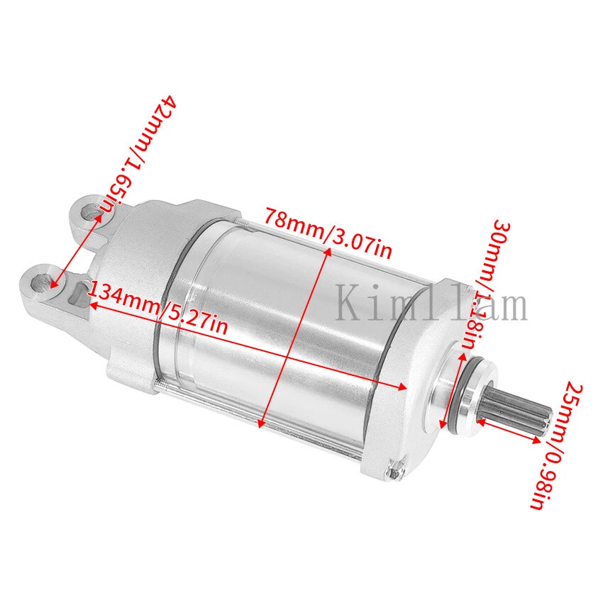 STARTER motor for Arctic Cat 3020-364 Bearcat 7000 XT Pantera 7000 XT LTD 16-19 - Image 3 of 4