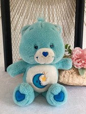 525 ⚜️ Peluche Doudou Les Bisounours Bleu Lune Étoile Hauteur 25 Cm Assis