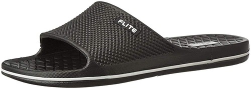 Flite Men's Flip Flops Thong Slippers Pull On Slip On PU Open Toe Daily Home Wea - Picture 9 of 21