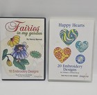 Inspira Machine Embroidery Designs on MultiFormat Cd Happy Hearts & Fairies