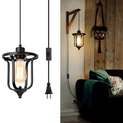 Plug in 2024 hanging light