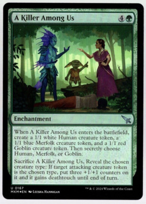 A Killer Among Us 0167 Uncommon Foil Murders at Karlov Manor MTG Near Mint