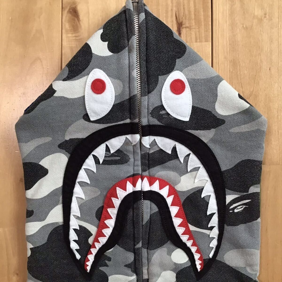 NFS limited BAPE camo Shark full zip hoodie A Bathing Ape NFS limited BAPE camo Shark full zip hoodie A Bathing Ape
