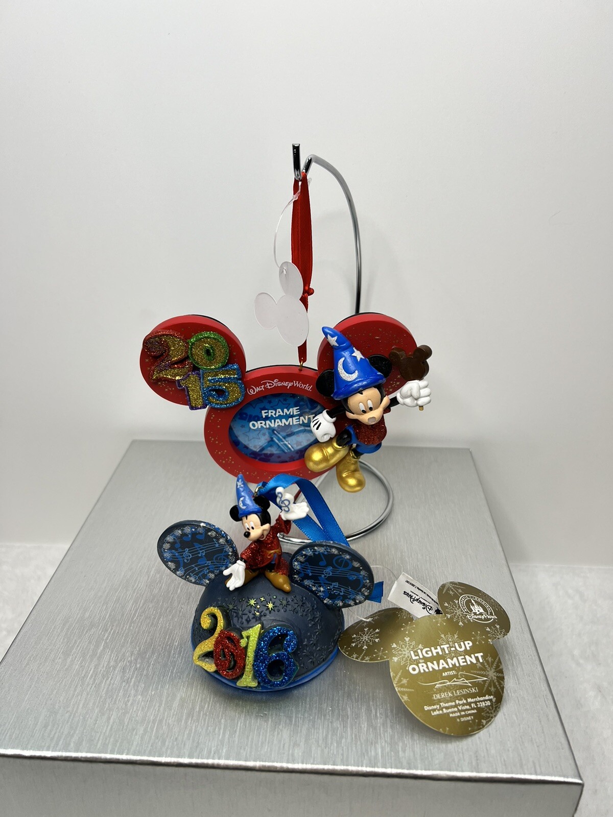 2015/2016 Disney Mickey Mouse Photo Frame All Ears Ornament READ DESCRIPTION