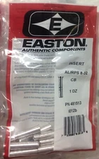 Easton CB Inserts (S Diameter & Beman ICS Carbon Arrows) 12pk RPS 8-32 #81513 