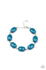  Confidently Colorful Blue   Clasp Bracelet Paparazzi Jewelry