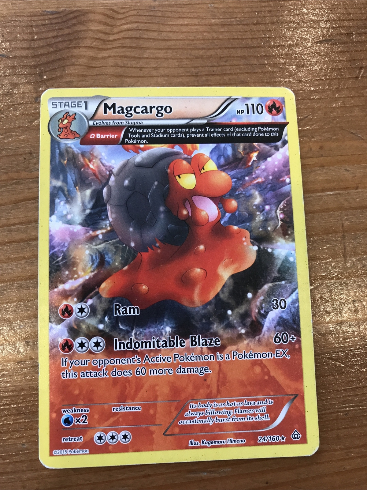 x1 Magcargo - 24/160 - Rare - Pokemon XY Primal Clash M/NM