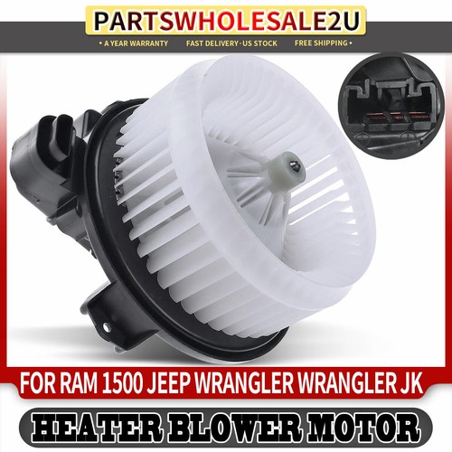 HVAC Blower Motor with 3 Pins for Jeep Wrangler 20142017 Wrangler JK