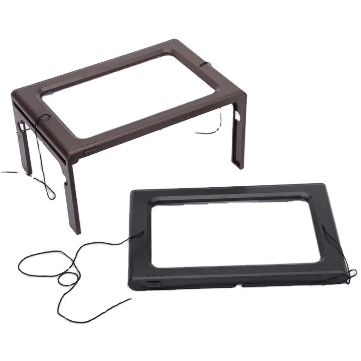 Large Hands Free Magnifying Glass With LED Light Magnifier Reading