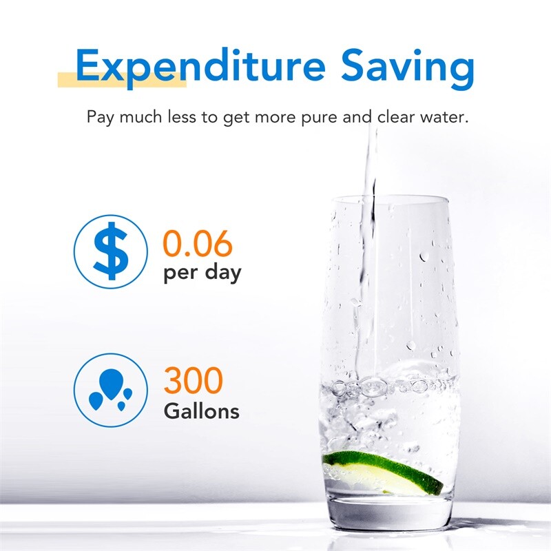 Fit For Samsung DA9717376B HAFQIN RF27T5201SR/AA Water Filter 2PACK