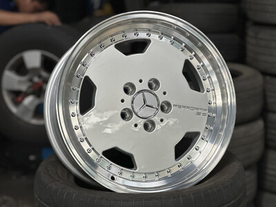 NEW! 17x8J inch OZ Aero Classic Design (Set of 4) Racing Wheel Mercedes Silver