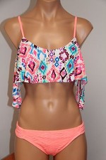 NWT Hula Honey Swimsuit Bikini Tank 2pc set Sz S