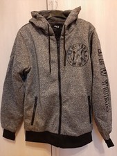 FELPA UOMO INVERNALE IMBOTTITO CON PELLICCIA FINTA CON CAPPUCCIO NUOVA TAGLIA M