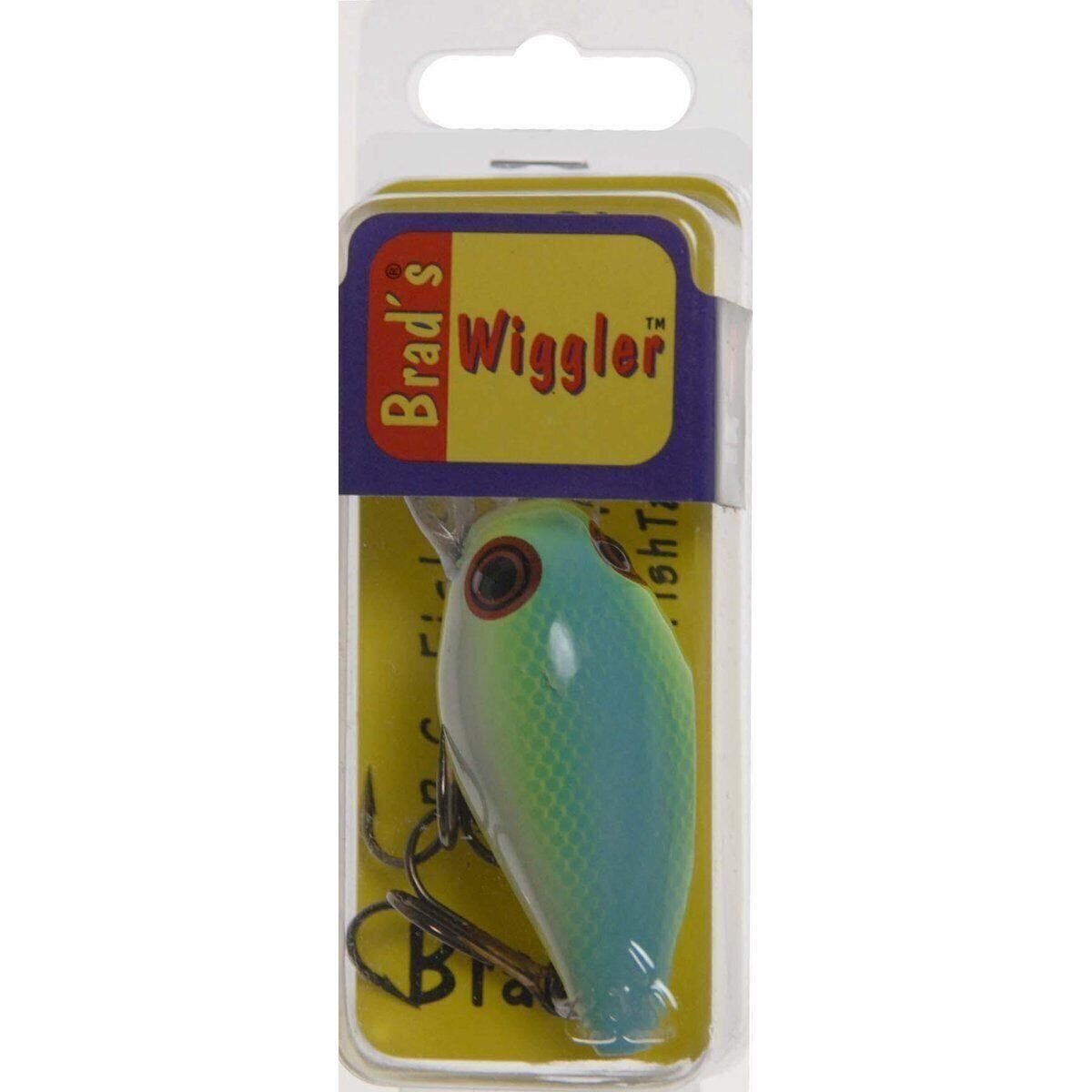 Brad's Killer Fishing Gear Wiggler (Laser Green Blue, 3Inch) eBay