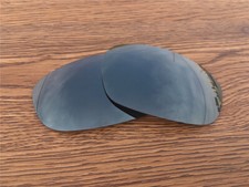 Black Iridium polarized Replacement Lenses for Oakley Split Jacket