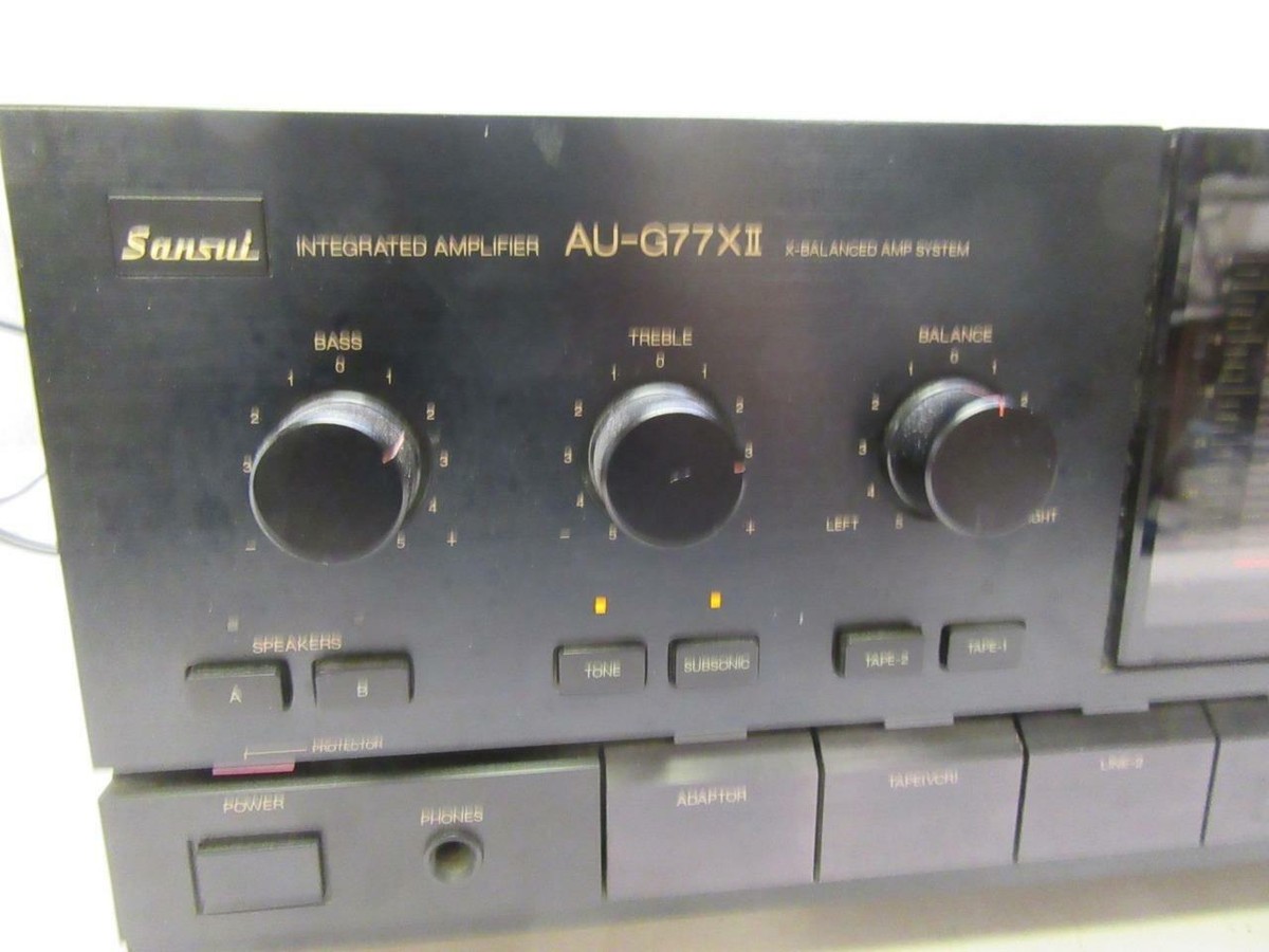 SANSUI AU-G77XII Integrated Stereo Amplifier Works | eBay