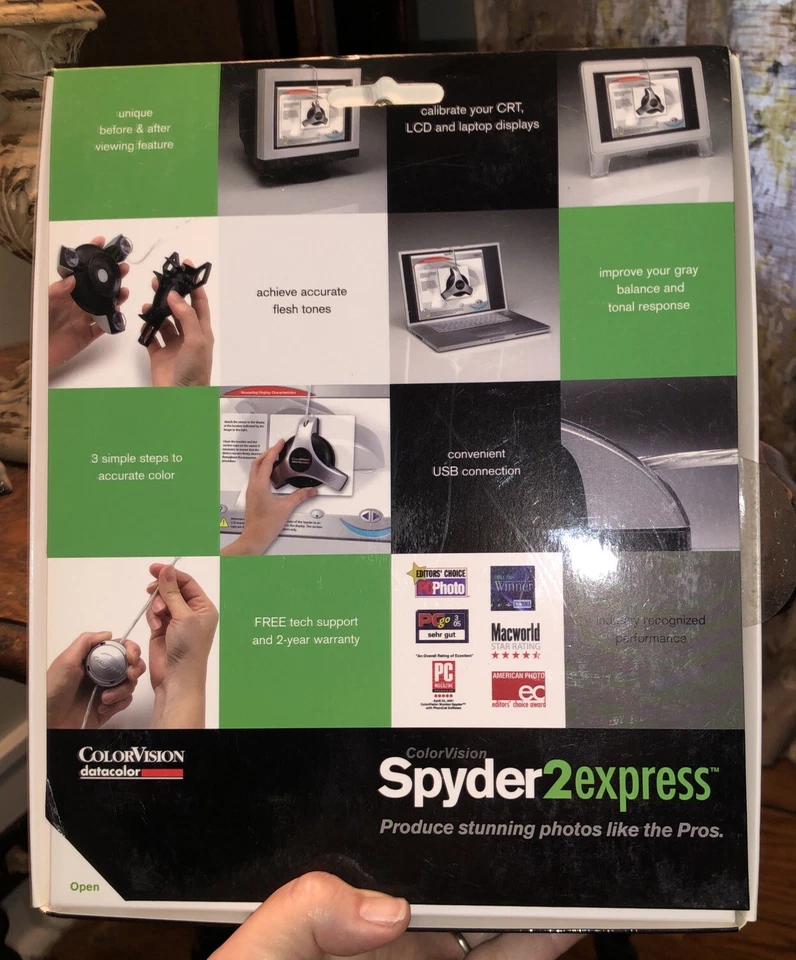 Color Vision Datacolor Spyder2Express Color Calibration Adobe Photoshop Starter - Image 3 of 4