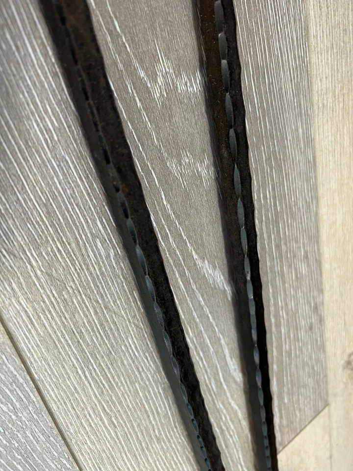 Pinzas de chimenea de hierro y mango de cobre enormes de colección, 41 1/4" de largo, peso es de 4 libras Foto 4 de 4