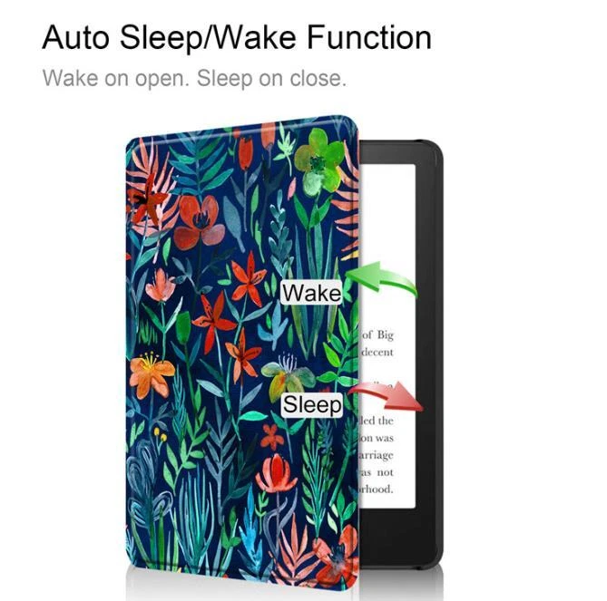 Ultra Slim Magnetic Leather Smart Case Cover for Amazon Kindle Voyage 1499 NEW - Image 3 of 4