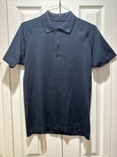 Lululemon Men  s Evolution Short-Sleeve Polo Shirt Navy Size Small