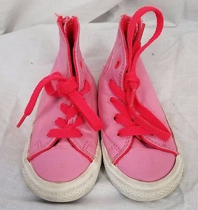 infant pink converse high tops