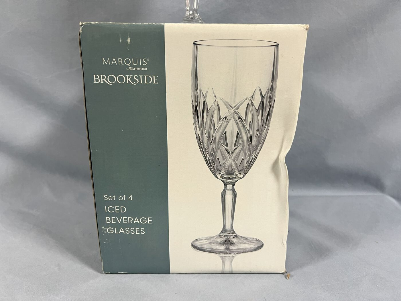 Marquis by Waterford Crystal Brookside Set of 4 Iced Beverage Glasses