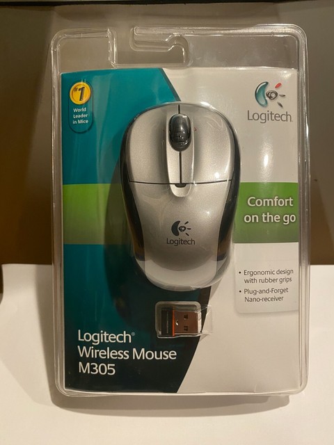 Logitech M305 Wireless Mouse Silver OEM Ret for sale ...