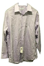 Calvin Klein Mens Dress Shirt Size 15 1/2 34/35 Regular Fit 79