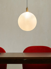 MADE.COM White 'Boll' Pendant Light - diameter 35cm. (RRP £89)