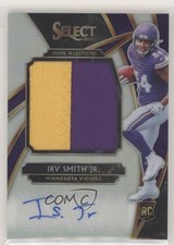2019 Panini Select Prime Selections Signatures /25 Irv Smith Jr #PSP-IS Auto 5tr