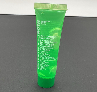 Peter Thomas Roth Cucumber Gel Mask Extreme Detoxifying Hydratant .47oz 14ml NEW