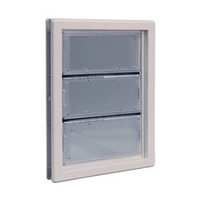 Ideal Pet Products Air Seal Pet Door with Telescoping Frame, Large, 10.25" x ...