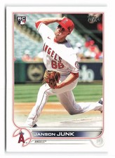 2022 Topps #594b Janson Junk Rookie Los Angeles Angels RC