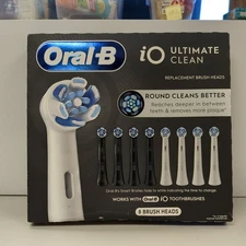 Oral-B iO Series Electric Toothbrush Replacement Brush Heads Ultimate Clean, 8ct