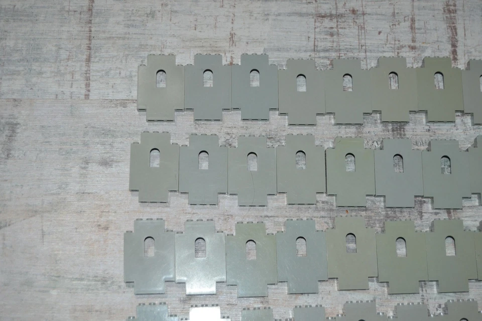 48x Lego 4444 altgrau hellgrau Burg Element Panel Wand Mauer Ritter Schloss - Bild 2 von 4