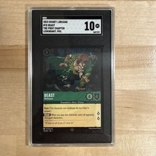 2023 Disney Lorcana Beast Legendary Foil First Chapter 70 SGC10