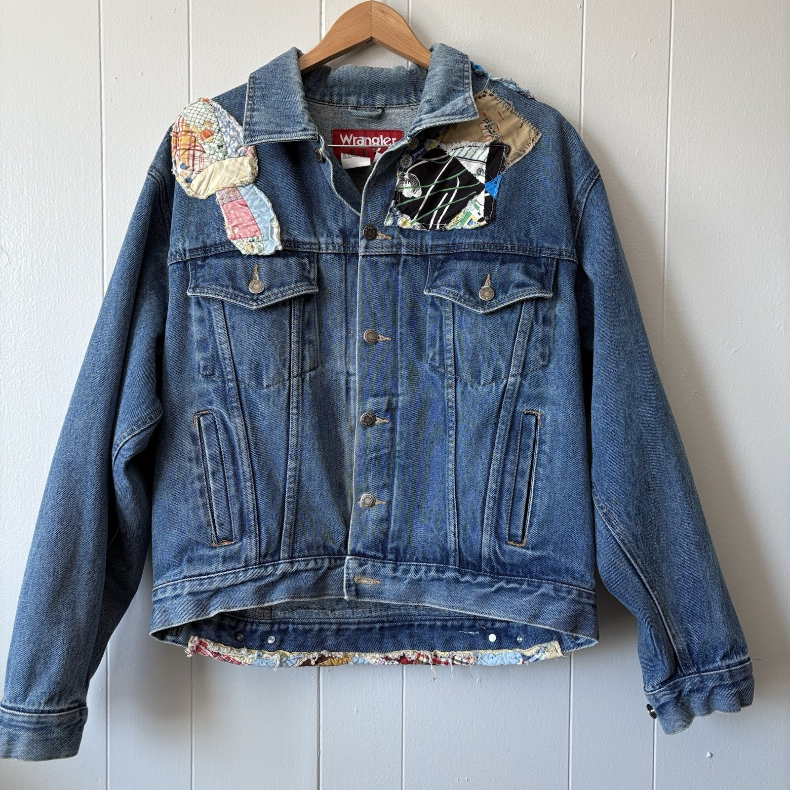 Grateful Dead Inspired Patchwork Denim Jacket - image 4