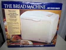 Welbilt Bread Machine Model ABM2200T-1 1 lb Loaf of Bread Dough Maker Timer NEW