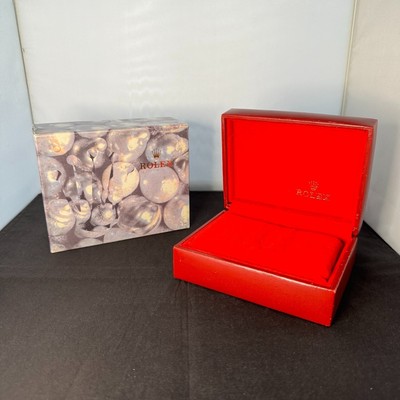 ROLEX Red Watch Box Case 14.00.02 100%Authentic YZ4106 Es gibt einen...