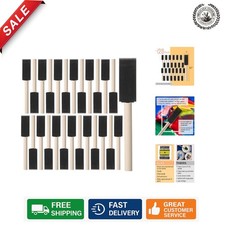 Bates Sponge Paint Brushes, 26 Pack   Efficient for Staining  DIY Projects